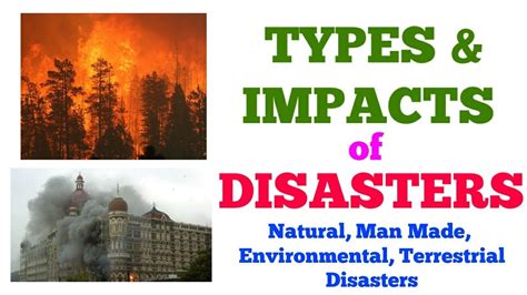 Types & Impacts of Disasters | Natural Disasters | Man Made Disasters ...