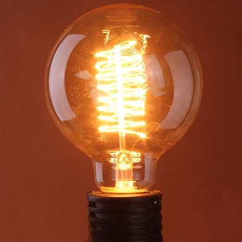 B22 60W Incandescent Bulb 110/220V G125 Edison Tungsten Light Bulb ...