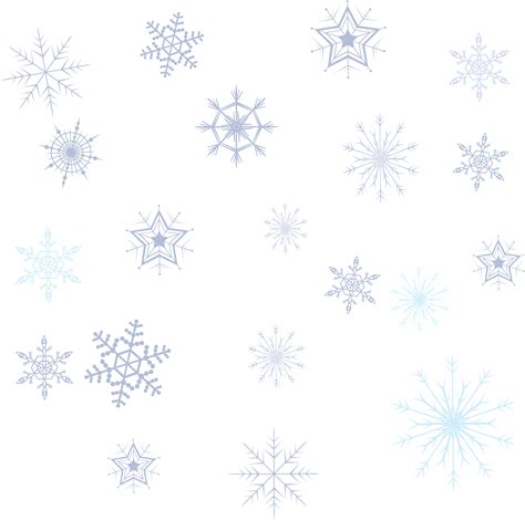 Snowflake Pattern - Variety Snowflake Collection png download - 2732* ...