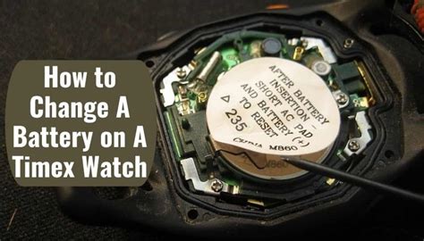 How to Change A Battery on A Timex Watch - Picked Watch