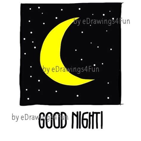 Good Night Moon Clip Art. Printable Digital Artwork. Print on