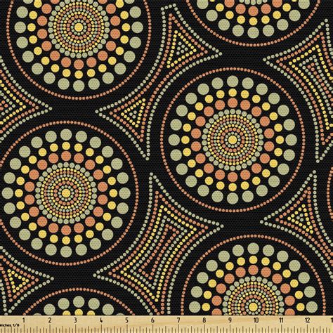 Australia Upholstery Fabric by the Yard Traditional Aboriginal Patterns ...