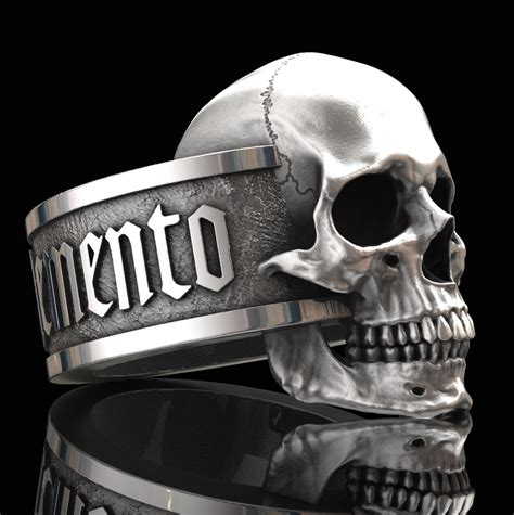 Memento Mori Skull Ring – John Patrick Jewellery