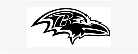 Baltimore Ravens Black And White Logo Transparent PNG - 500x500 - Free ...