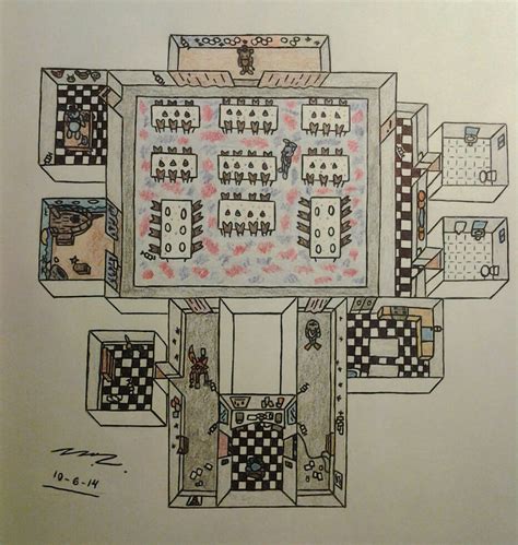 FNAF1 Map Layout - During Gameplay by Sega-HTF on DeviantArt