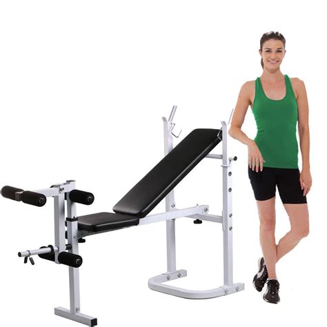 UBesGoo Olympic Weight Lifting Bench Set, Adjustable Incline/Decline ...