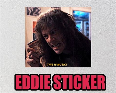 This is Music Eddie Meme Sticker - Etsy