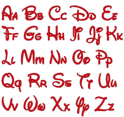 Free Printable Disney Alphabet Letters - Free Printable