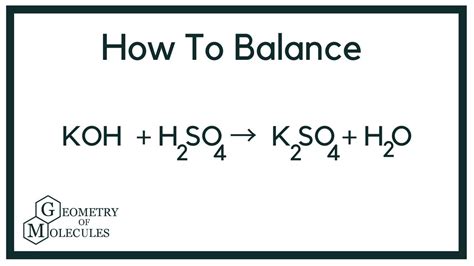 Potassium Hydroxide and Sulphuric Acid