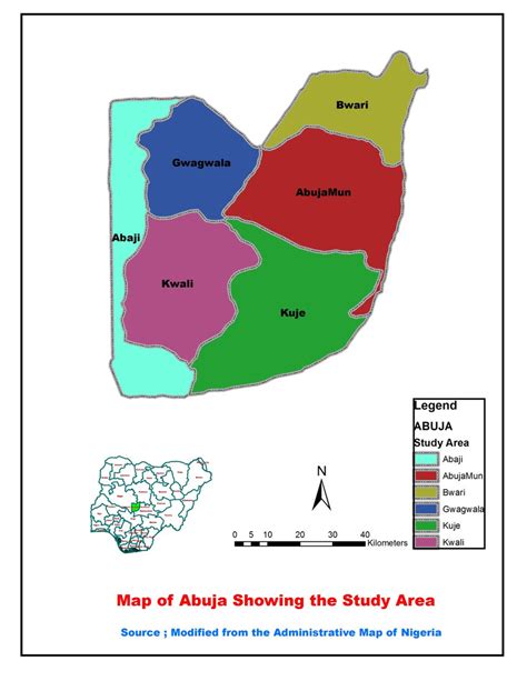 Map Of Abuja Fct Nigeria – The World Map