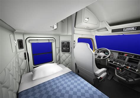 Semi Truck Interior Sleeper Area