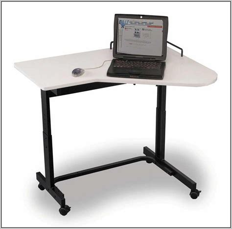 Adjustable Laptop Desk With Casters - Desk : Home Design Ideas # ...