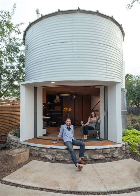 Grain Silo Converted Into A Cozy 340 Square Foot Small House ...