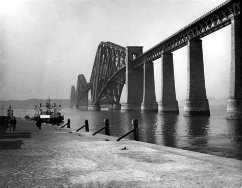 Forth Bridge-Firth Of Forth Bridge And Ferry Boat History (36 x 24 ...