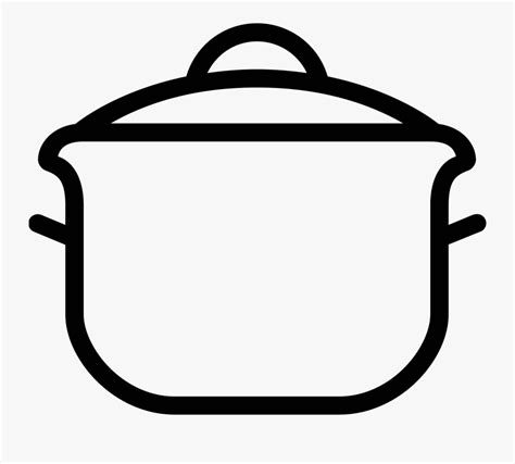 Vector Freeuse Download Pot On Stove Clipart - Easy Cooking Pot Drawing ...