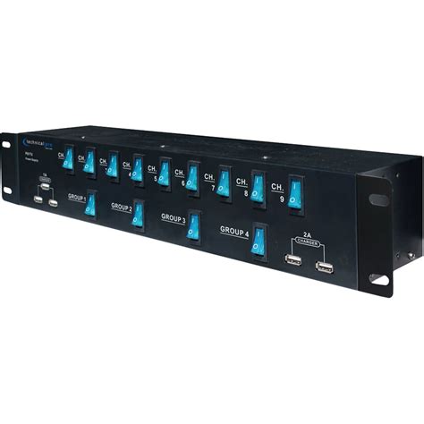 Technical Pro PS17U Rack Mount Power Supply with 5V USB PS17U