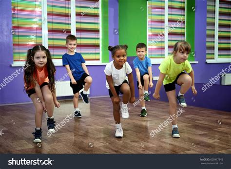 Group Children Dancing Choreography Class Stock Photo 625917542 ...