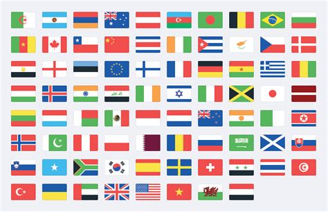 Vector World Flag Icons (SVG) | Medialoot