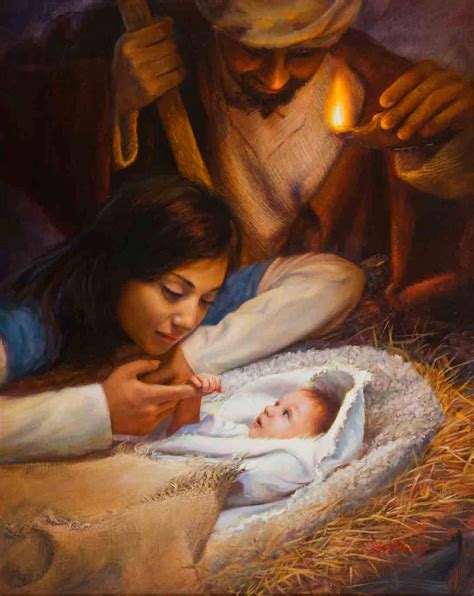 Baby Jesus Painting Lds