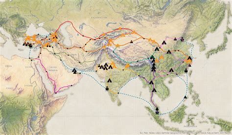 Interactive Map of the Silk Roads | Into Far Lands