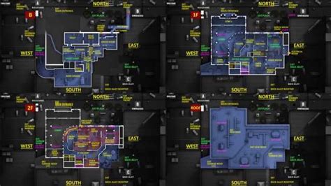 Rainbow Six Siege All Map Callouts (Border added !!) | Map layout, Map ...