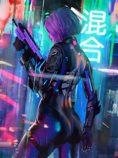 cyberpunk woman | Cyberpunk kunst, Cyberpunk mädchen, Kunst ideen