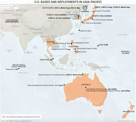 List Of Us Military Bases In Asia Pacific Region References