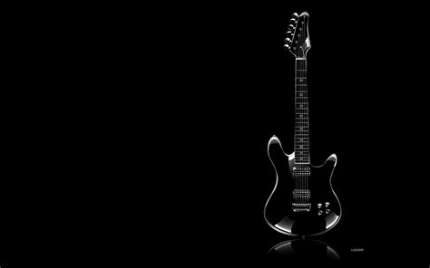 Black Electric Guitar Wallpaper