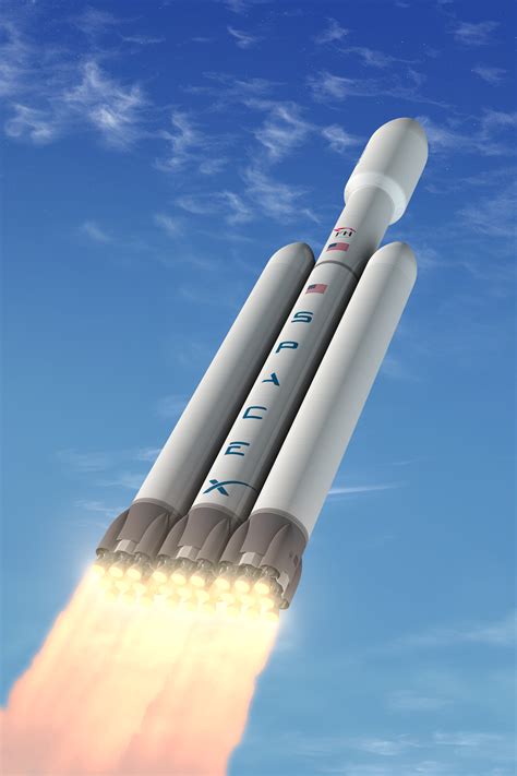 SpaceX Unveils Launch of Falcon Heavy, Worlds Most Powerful Rocket by 2013