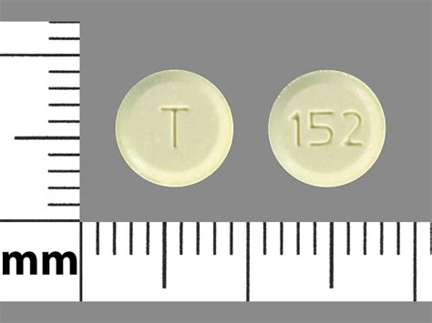 Pill Finder: T 152 Yellow Round - Medicine.com