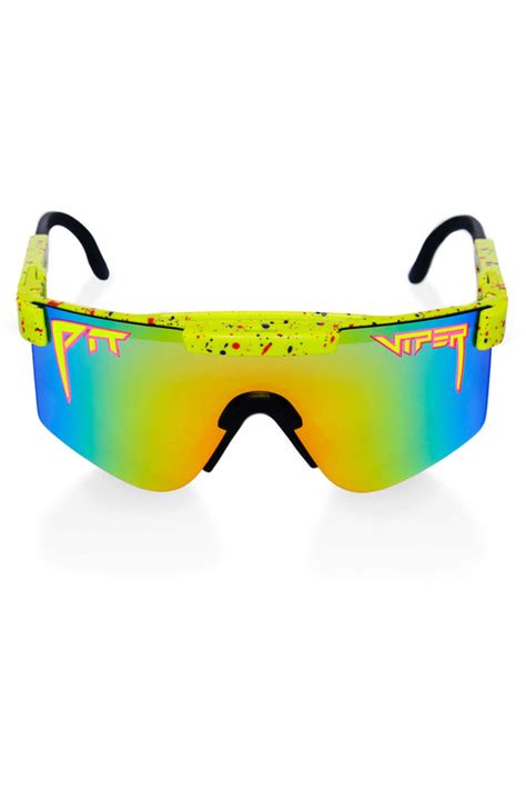 Men's Neon Green Pit Viper Sunglasses | The 1993s