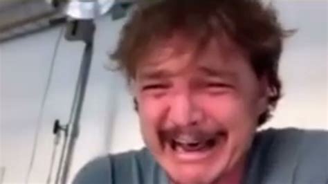 Pedro Pascal Laughing Then Crying | Know Your Meme