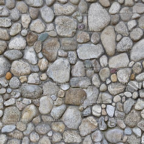 Round Clean Cobblestone - Top Texture