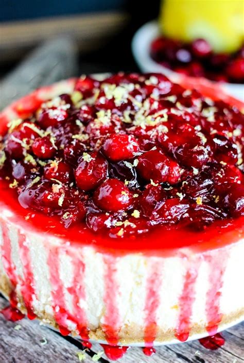 Cranberry Cheesecake (Slow Cooker) • Domestic Superhero