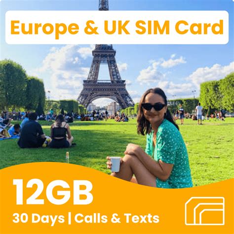 Europe SIM card | Best Prepaid Travel Data Sim For Tourists