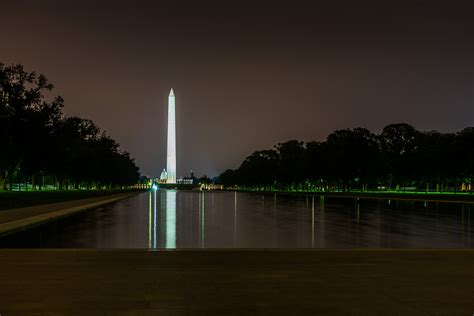 Washington Monument at Night | Andy's Travel Blog