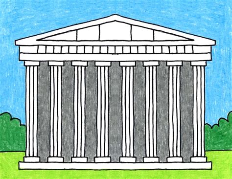 Parthenon Drawing