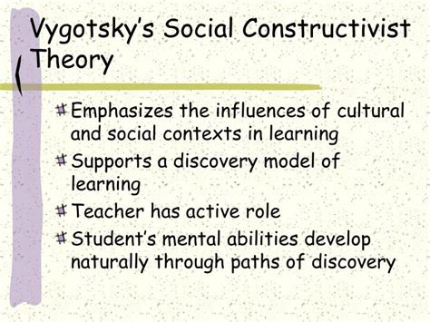 PPT - Social Learning Theories of Vygotsky and Bandura PowerPoint ...