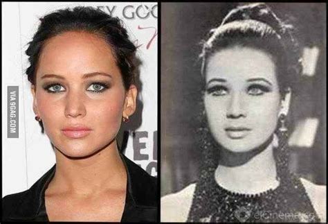 Jennifer Lawrence Looks Spookily Like 1950s Egyptian Actress Zubaida ...