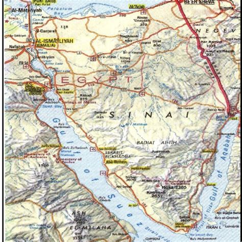 Location map of the study area (St. Catherine). | Download Scientific ...