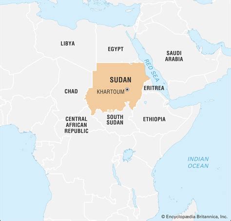 Sudan On A Map - Zoning Map