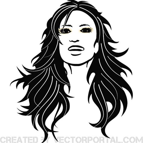 Smiling girl art Royalty Free Stock SVG Vector