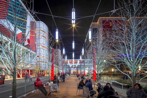 Catenary Lighting Installation at 'Avenida Houston' - Ronstan Tensile ...