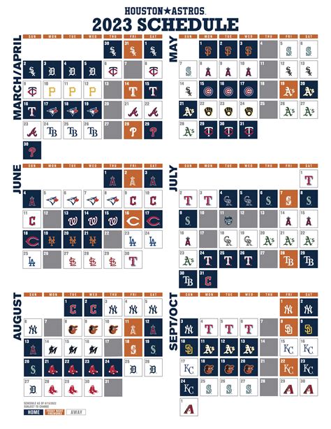 Houston Astros on X: Our 2024 Season schedule. - adefam.com