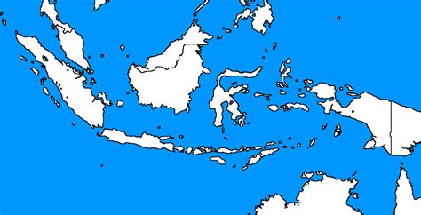 Blank Map Of Indonesia By Dinospain On Deviantart - Riset