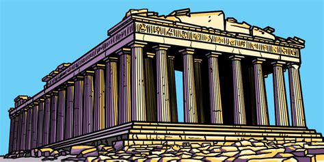 The parthenon clipart - Clipground