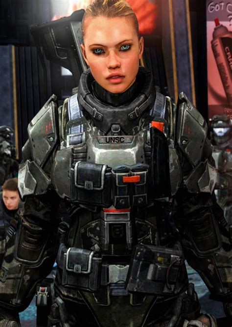 Female ODST Close Up by LordHayabusa357 on DeviantArt | Warrior woman ...