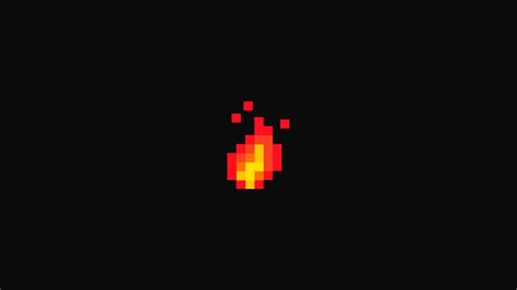 Fire Pixel Art, HD Artist, 4k Wallpapers, Images, Backgrounds, Photos ...