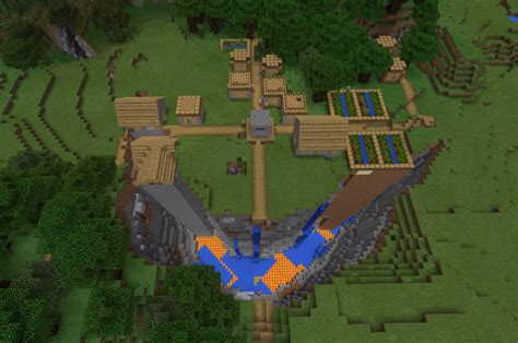 -1000: Ravine Village (1.2 Beta Only) | Minecraft PE Seeds