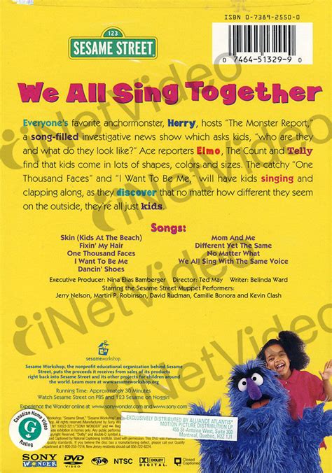 Wee Sing Together Dvd Menu